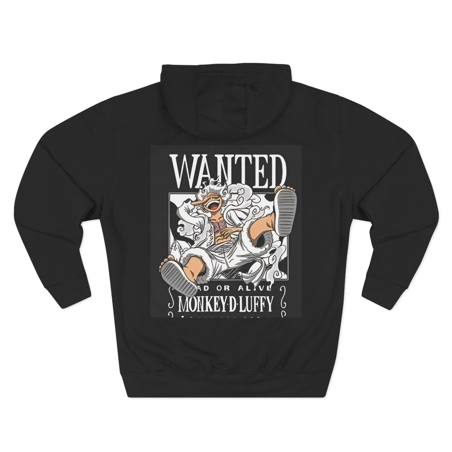 Monke D Luffy Inspired Anime Fleece Hoodie