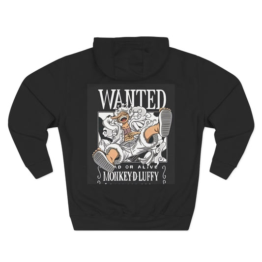 Monke D Luffy Inspired Anime Fleece Hoodie