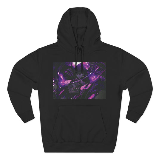 Shadowed Mystique Fleece Hoodie - Unisex Cozy Streetwear