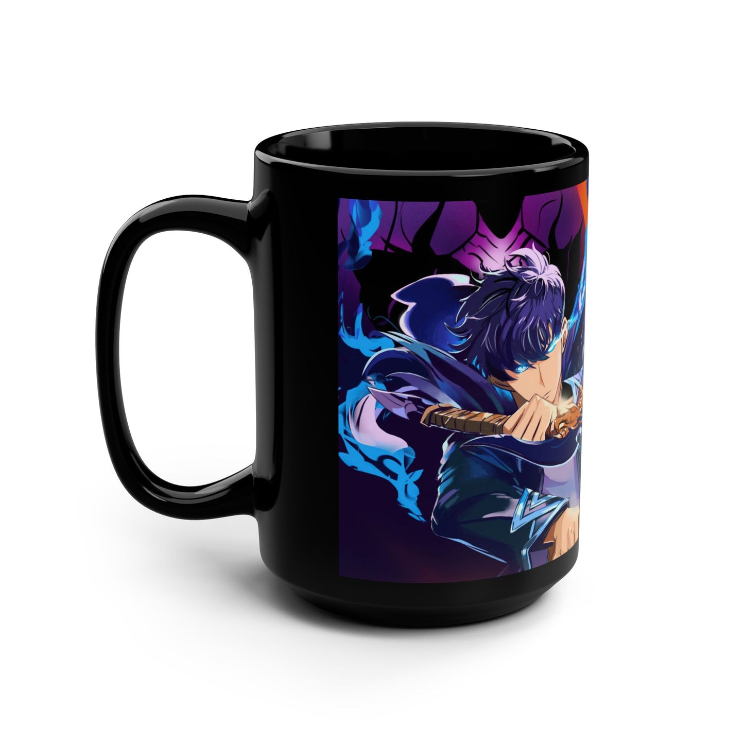 Gothic Fantasy Mug, 15oz Coffee Cup, Anime Lovers Gift, Unique Art Mug, Dark Aesthetic Drinkware, Perfect for Halloween