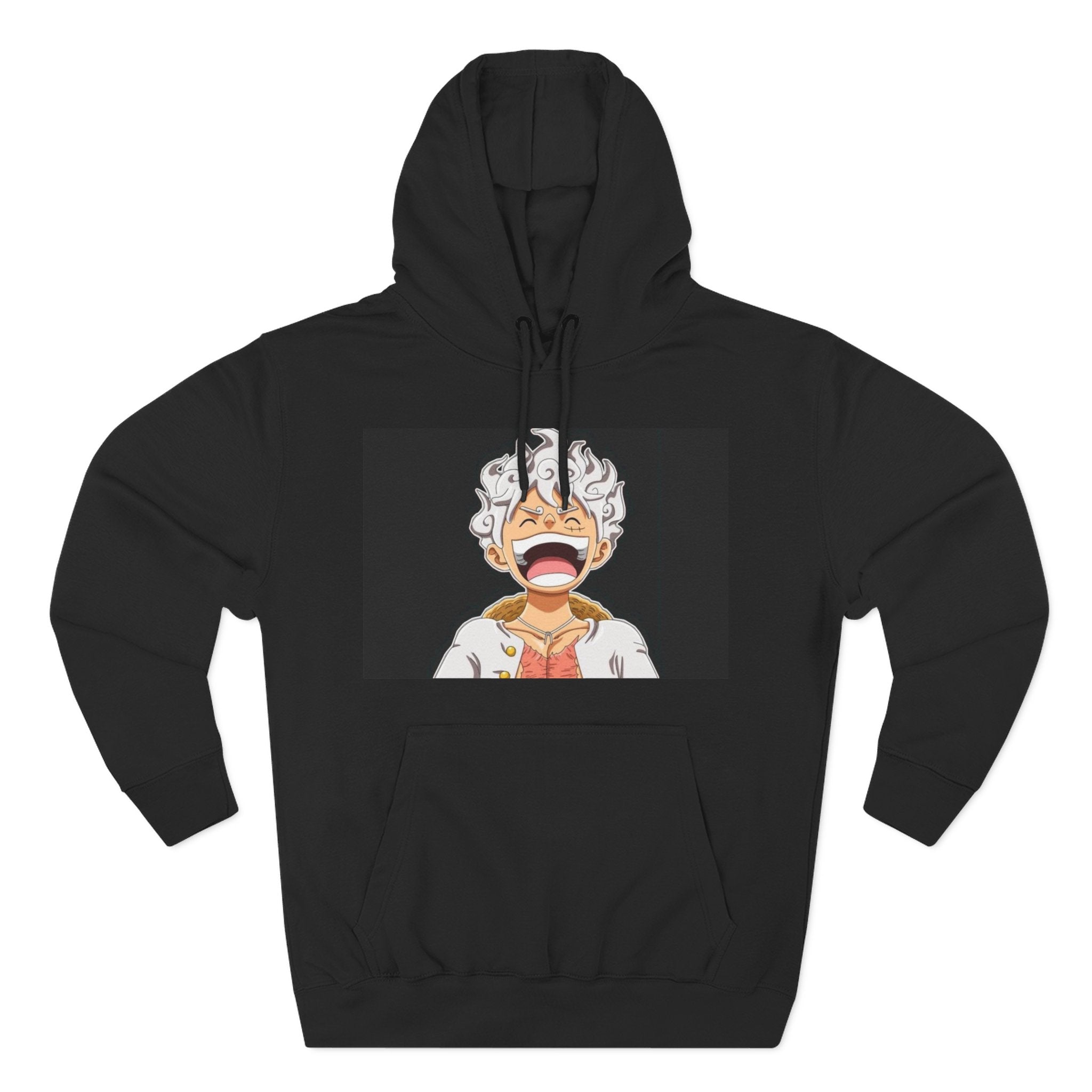 Monke D Luffy Inspired Anime Fleece Hoodie