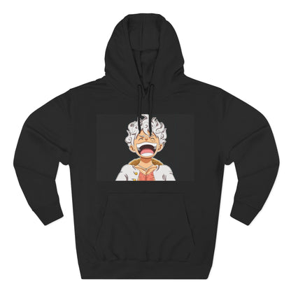 Monke D Luffy Inspired Anime Fleece Hoodie
