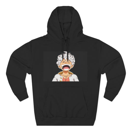 Monke D Luffy Inspired Anime Fleece Hoodie
