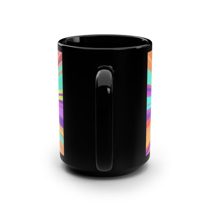 One Piece Black Mug, 15oz - Anime Lover Gift, Collector's Item, Cartoon Artwork, Tea/Coffee Mug, Vibrant Design