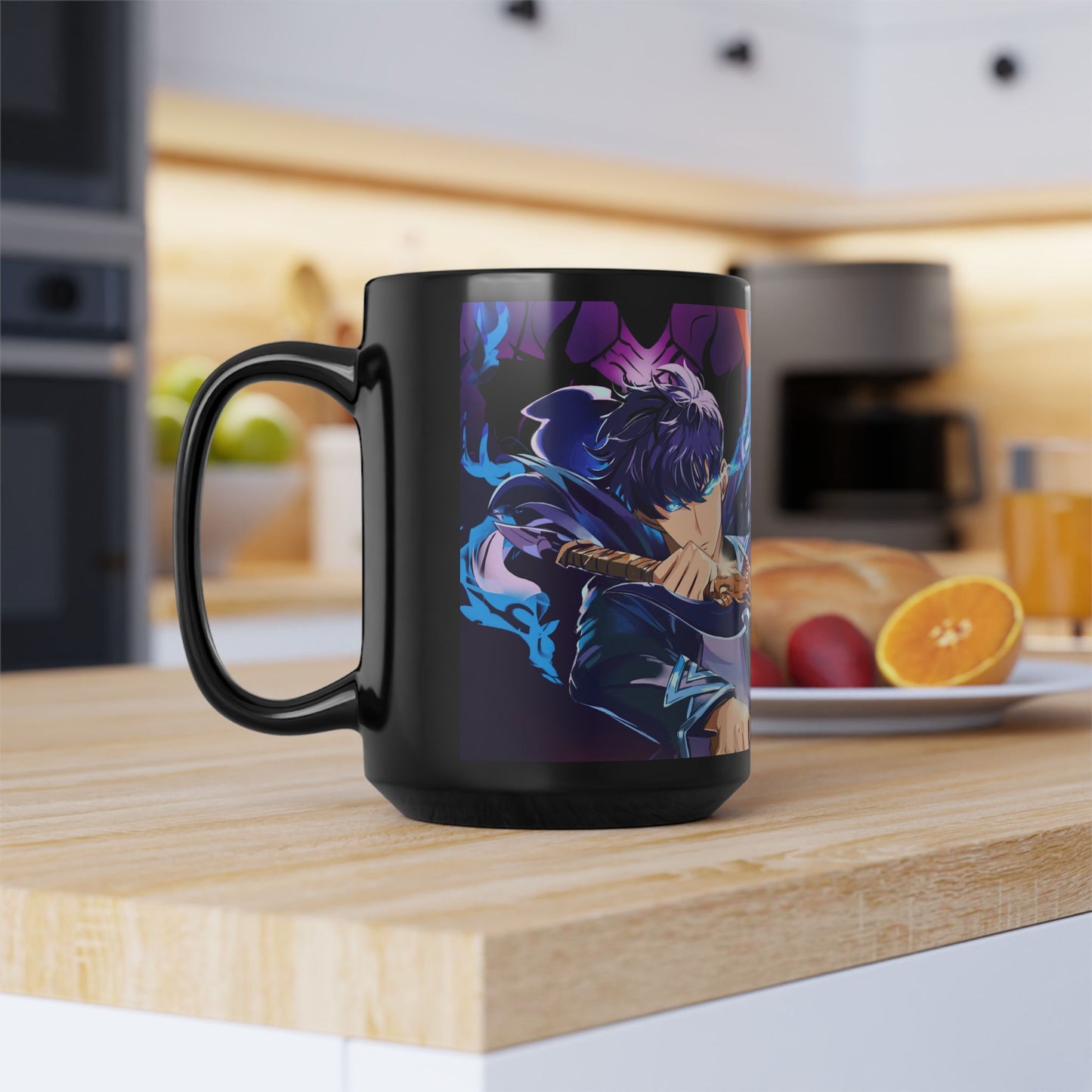 Gothic Fantasy Mug, 15oz Coffee Cup, Anime Lovers Gift, Unique Art Mug, Dark Aesthetic Drinkware, Perfect for Halloween