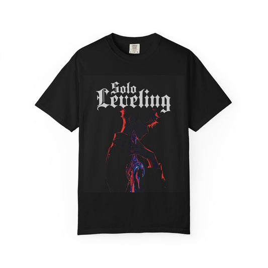 Unisex Anime Graphic T-shirt - Garment-Dyed Casual Wear